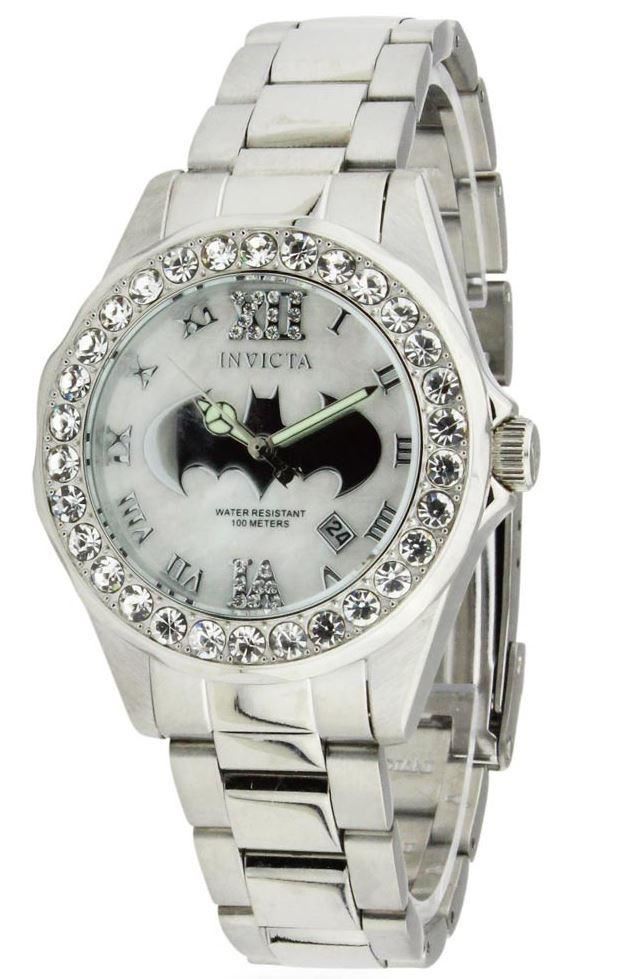 Invicta DC Comics Batman Limited Edition 29302 Women's Silver MOP Watch ...
