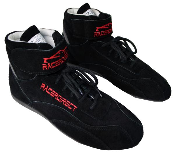 NHRA SFI 3.3/5 RACE SHOES MID TOP RACING SHOES SUEDE BLACK SIZE MENS 10 ...