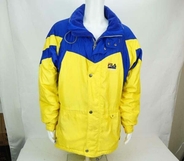 fila blue and yellow jacket