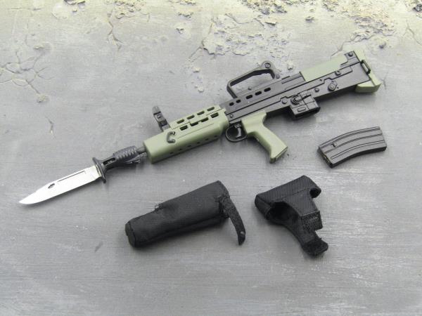 Kabul Security Bronze /& Tan SA80 Rifle Set 1//6 scale toy British Marine