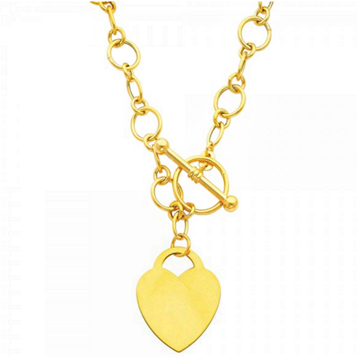 love heart toggle pendant