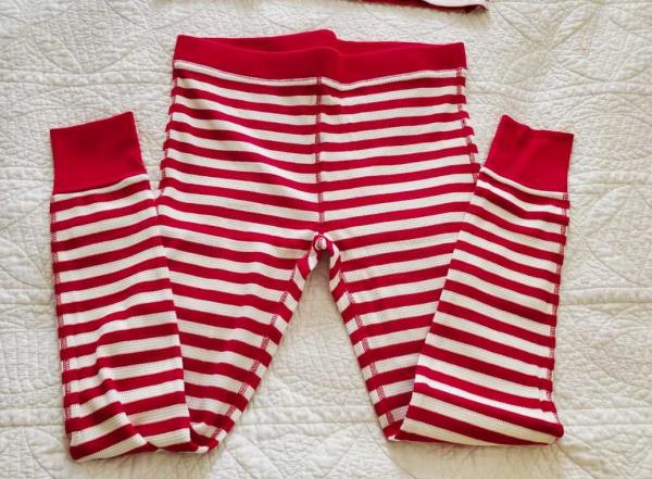 Details about   NEW WOMEN'S M L XXL J CREW HENLEY WAFFLE PAJAMA SET IN RED STRIPES TOP & BOTTOM