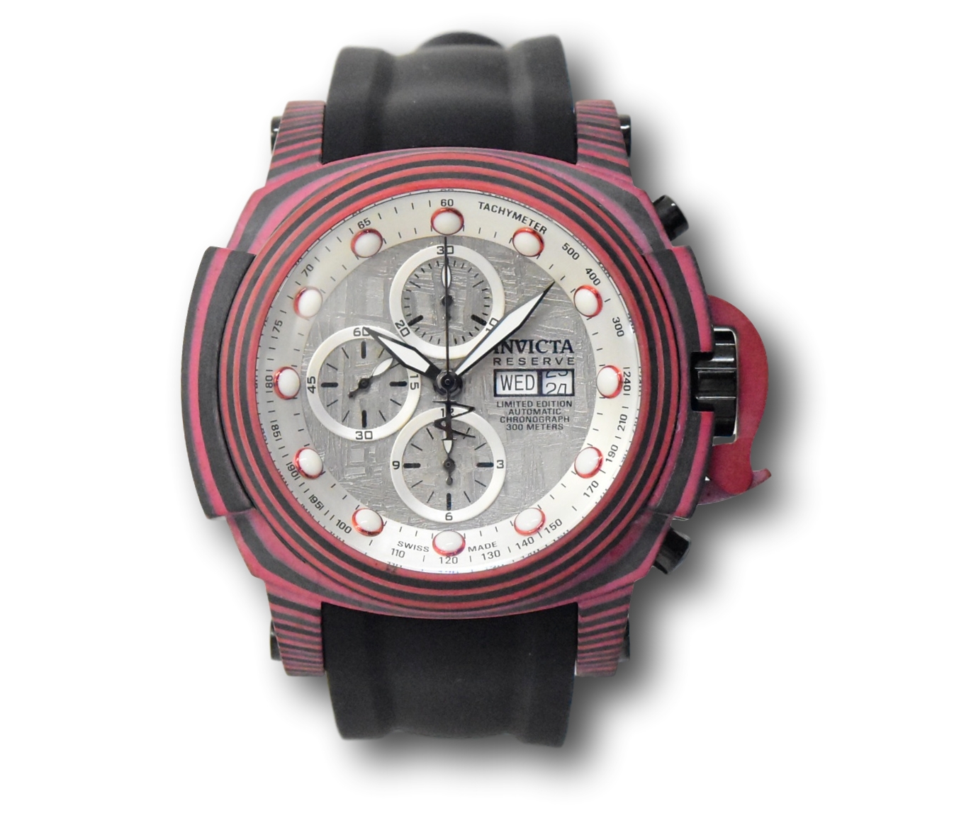 Invicta Reserve Limited Swiss Automatic Carbon Fiber Meteorite Dial ...