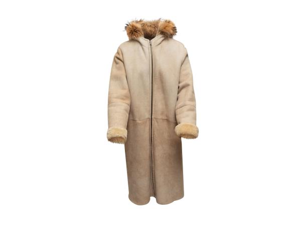 prada fur hood coat