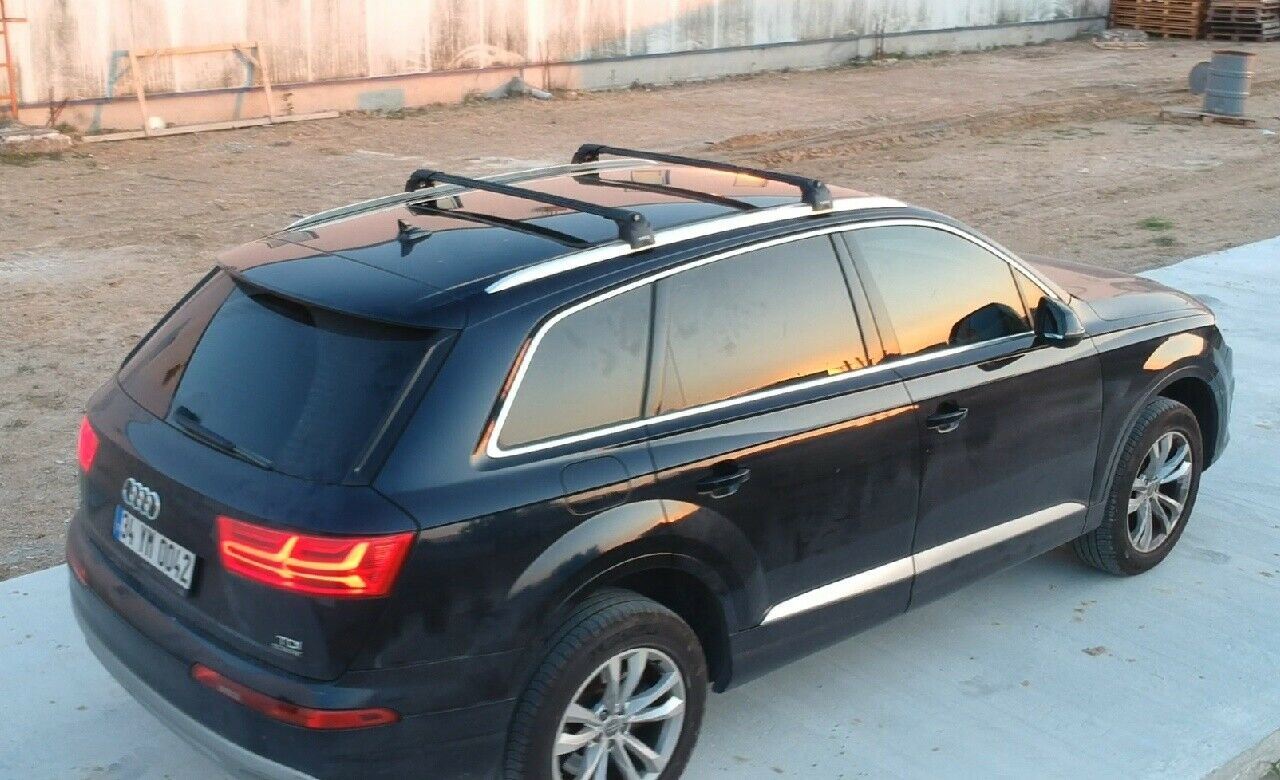 Audi Q7 Roof Rack Bars For Vehicles With Flush Roof Rails 2017> Silver Color eBay