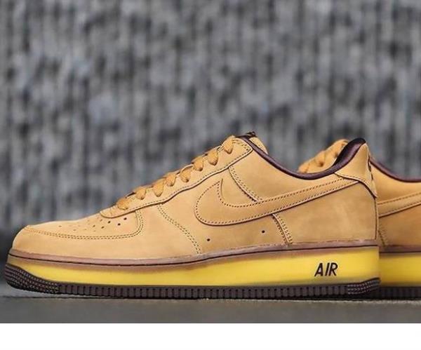 low top wheat air force 1