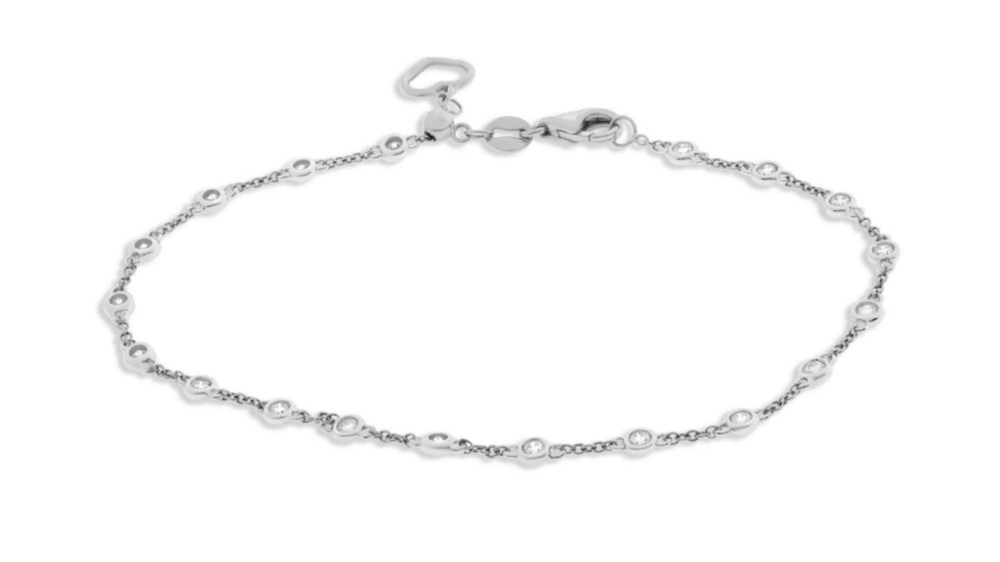 yard of love silver bracelet