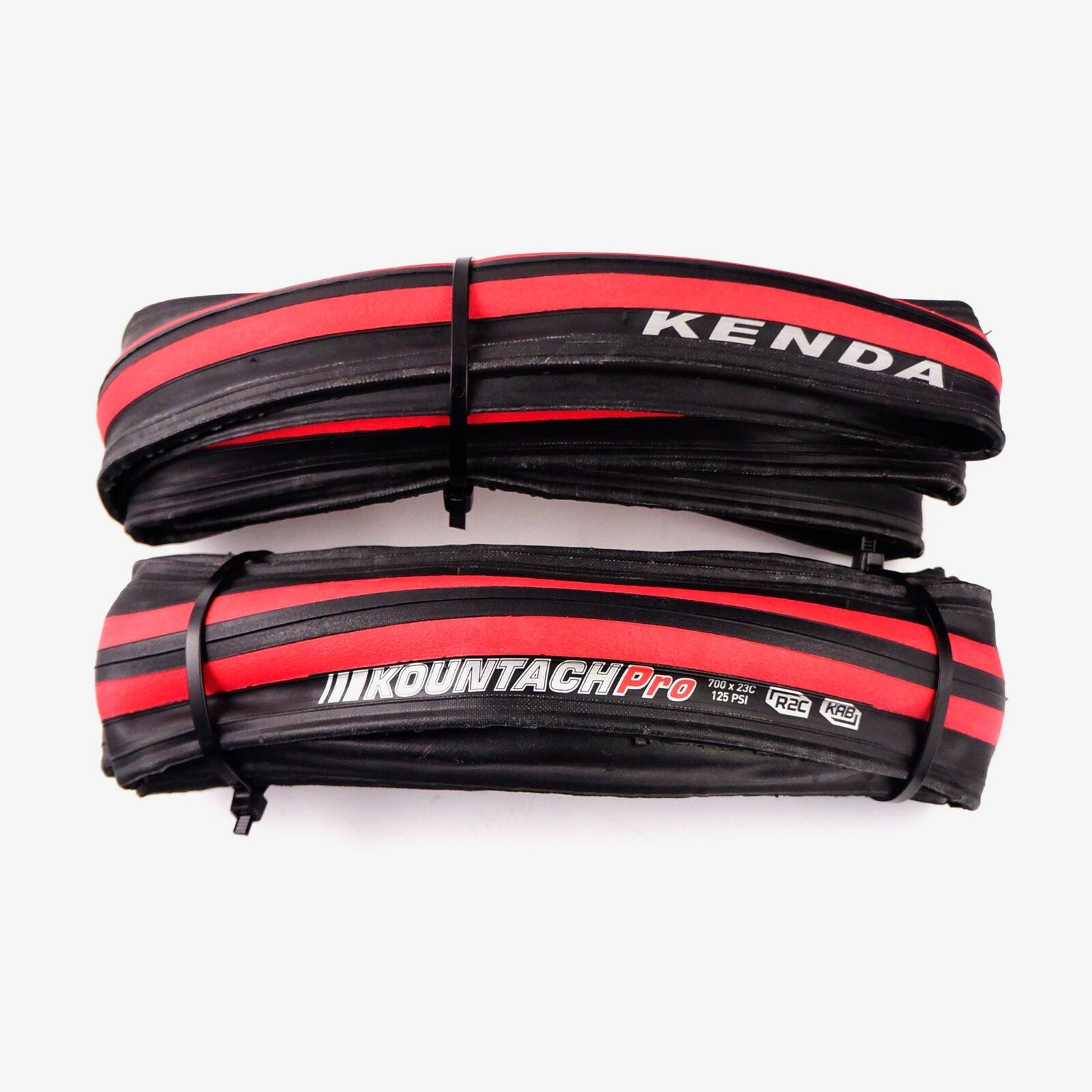 Kenda K1092 Kountach Pro 700x23c Road Bike Black Tire Clincher R2C Compound Tyre
