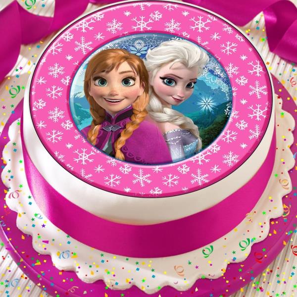 Decor Edible Birthday Cake Topper OR Cupcake Topper Frozen Elsa