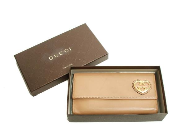 Authentic Gucci smooth calfskin tan 
