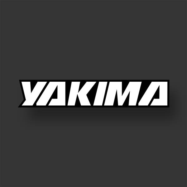 Yakima 7" 4"  Vinyl decal weather proof 2 stickers many colors 6" 