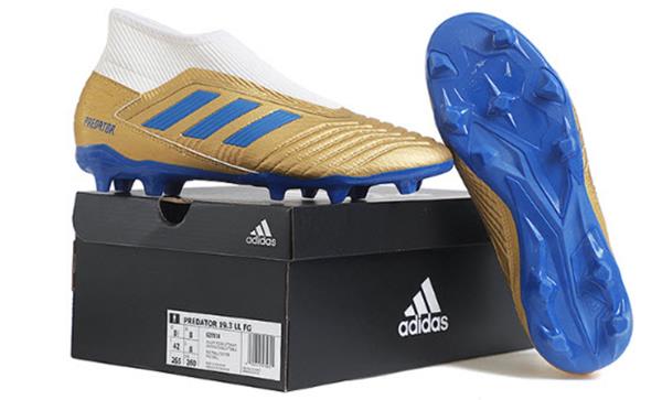 mens gold soccer cleats