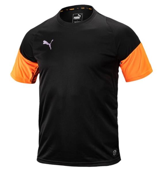 Puma Men Football Next S S T Shirts Black Sports Soccer Top Tee