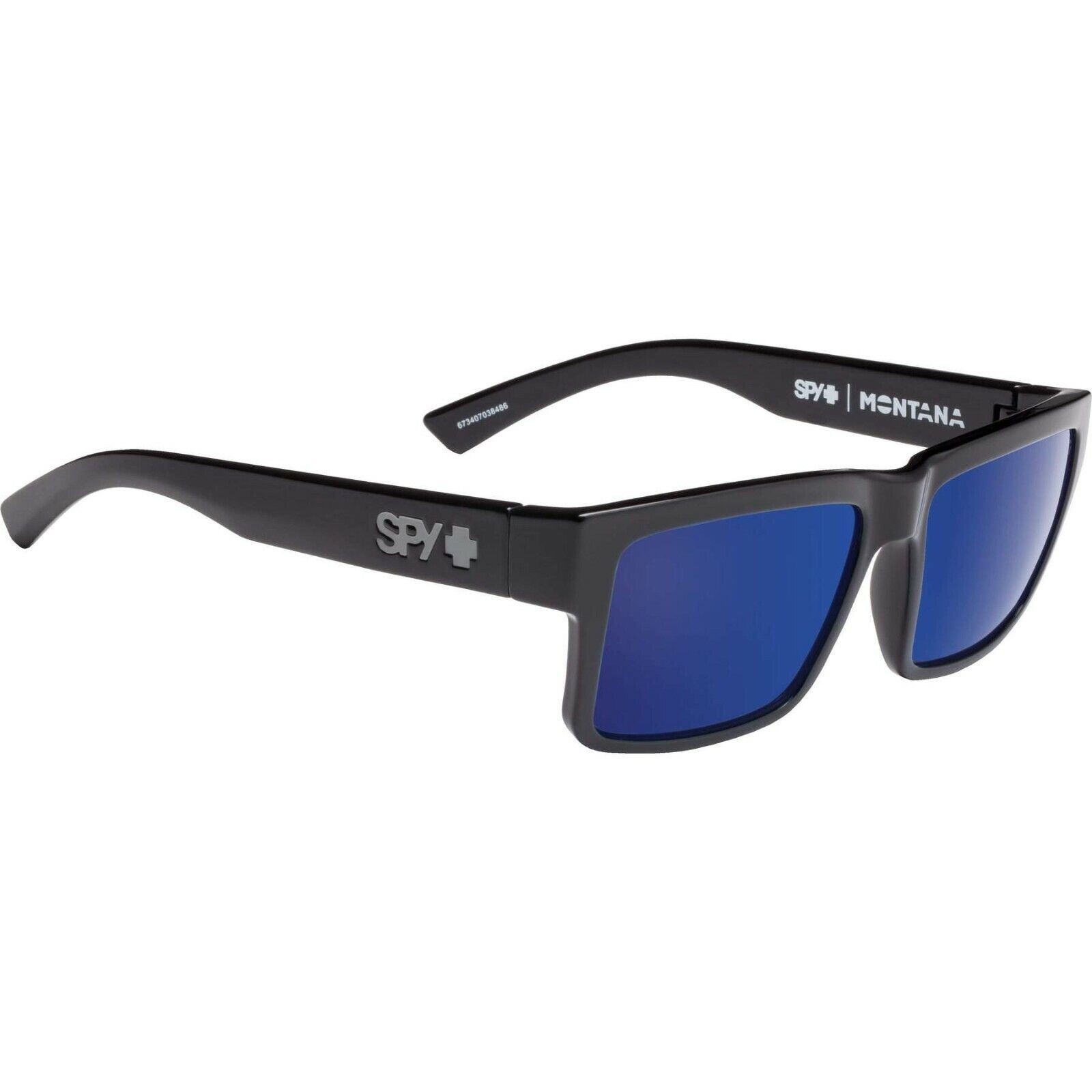 SPY Optic eBay Sunglasses Black | 3DAY Green SHIP - MONTANA Blue Gloss Polarized Gray
