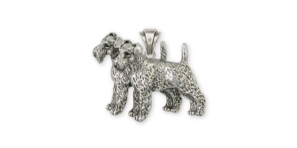 Welsh Terrier Jewelry Sterling Silver Welsh Terrier Cufflinks Handmade Dog Jewelry WAR11-CL