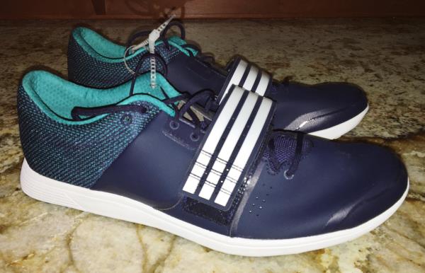 Adidas Adizero Tj Pv Navy Blue Triple Jump Track Spikes Shoes New Mens Sz 12 5 Ebay