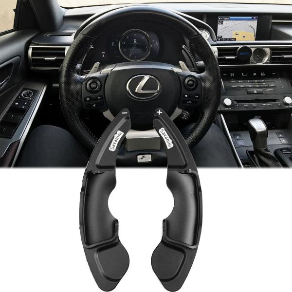 Details About Aluminiu Black Steering Wheel Paddle Shifter Kit For Lexus Gs250 Gs350 2012 2016