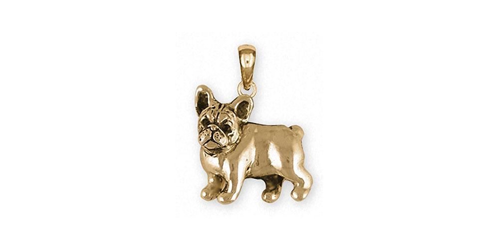 gold french bulldog necklace