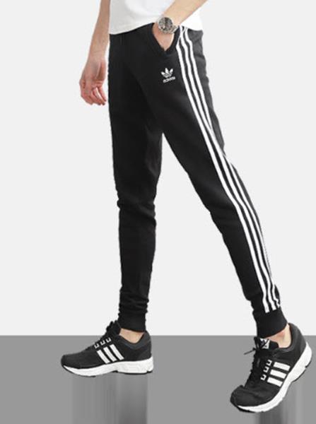 Adidas Men 3-Stripe Pants Training Black Running Tapered GYM Sweat-Pant  DV1549 | eBay