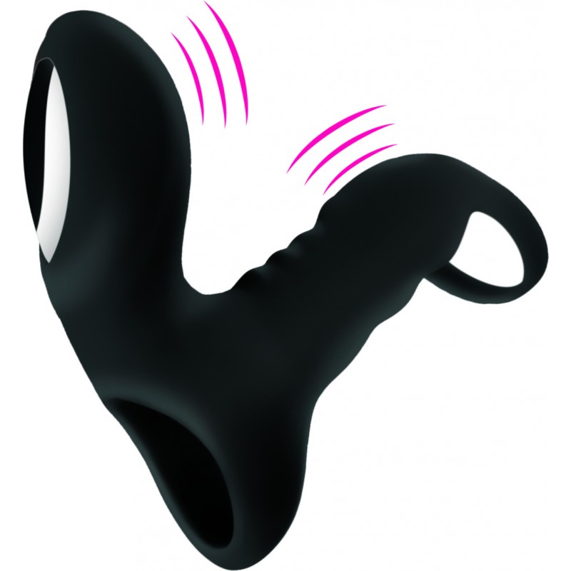 multispeed penis dildo vibrator set with interchangeable sleeves