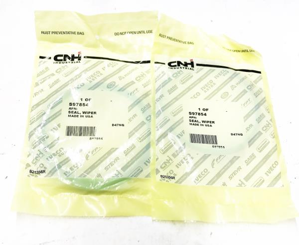 NOS Wiper Seal for Case New Holland CNH S97854 Lot of 2