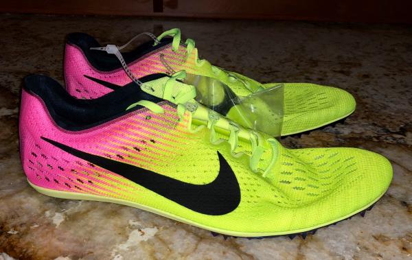 NIKE Zoom Victory 3 Volt Yellow Pink 