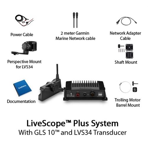 Garmin Panoptix Livescope Plus With LVS34 Transducer And GLS 10 010-02706-00