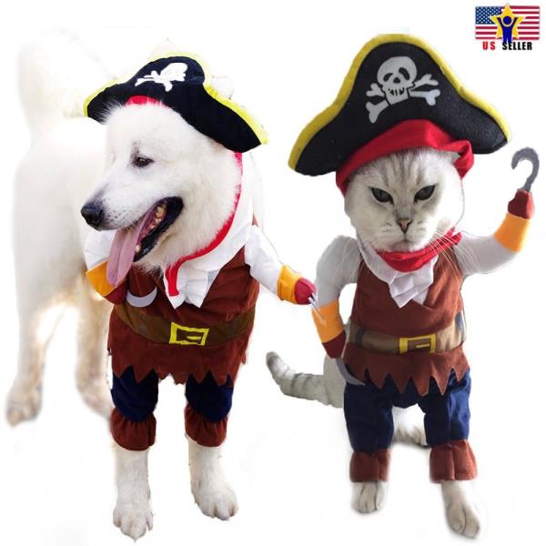 Dog Cat Skeleton Costume Coat Pet Puppy Halloween Costumes Clothes for Small Medium Dogs Cats Halloween Party Cosplay Sweater Jumpsuit Puppies Funny Outfits Kitten Dress up Shirt Pets Apparel 