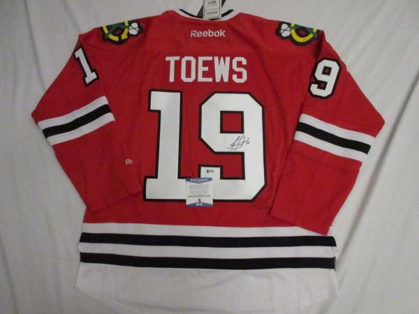 toews signed jersey