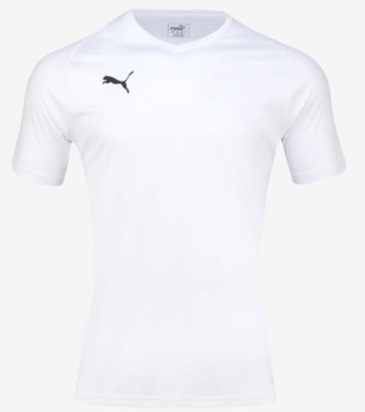 Puma Men Liga Core Shirts S S Running Jersey White Tee Top Gym