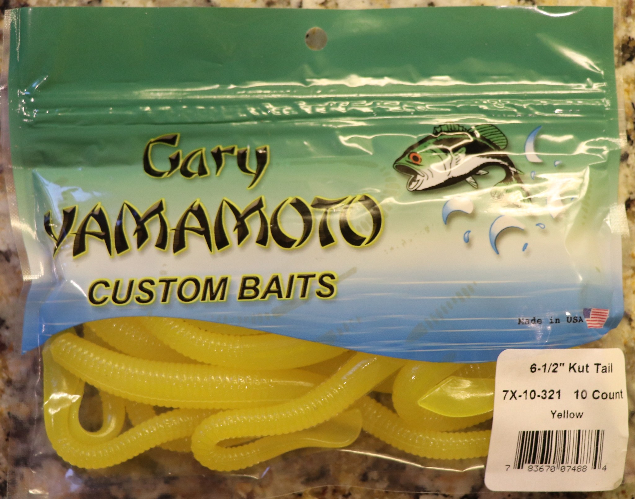 USA Import Gary Yamamoto Kut Tail Worm soft plastic lure 10cm and 12.5cm sizes