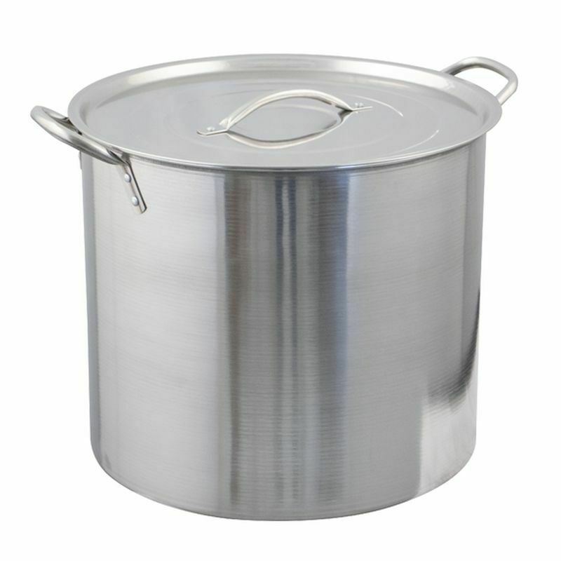 20 Quart Brew Kettle with Lid (5 Gallon) - Stock Pot Kitchenware | eBay 5 Gallon Stainless Steel Stock Pot With Lid