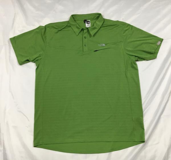 north face polo shirt large