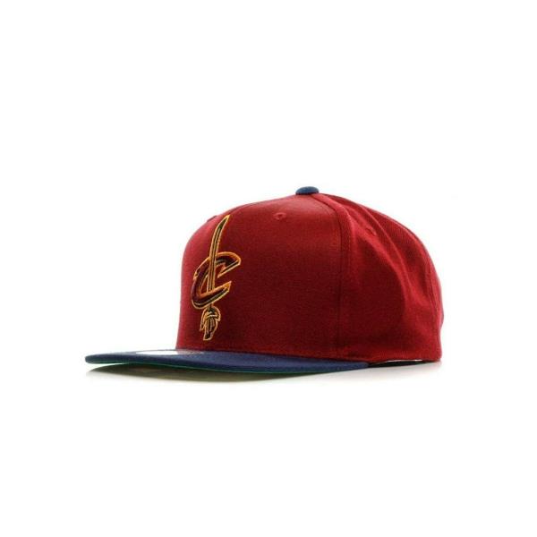 Details about New Mitchell & Ness NBA Snapback Hat - Cleveland Cavaliers 2  Tone XL Logo
