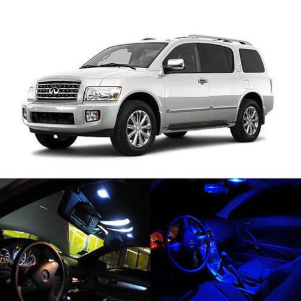 Details About 11 X Led Full Interior Lights Package Deal For 2004 2010 Infiniti Qx56 Suv