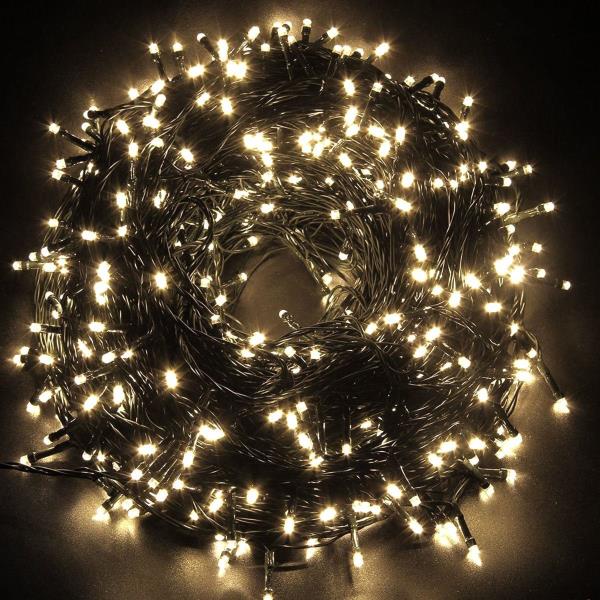Battery Powered 100 Led Fairy Lights, Outdoor Led Lights With Timer