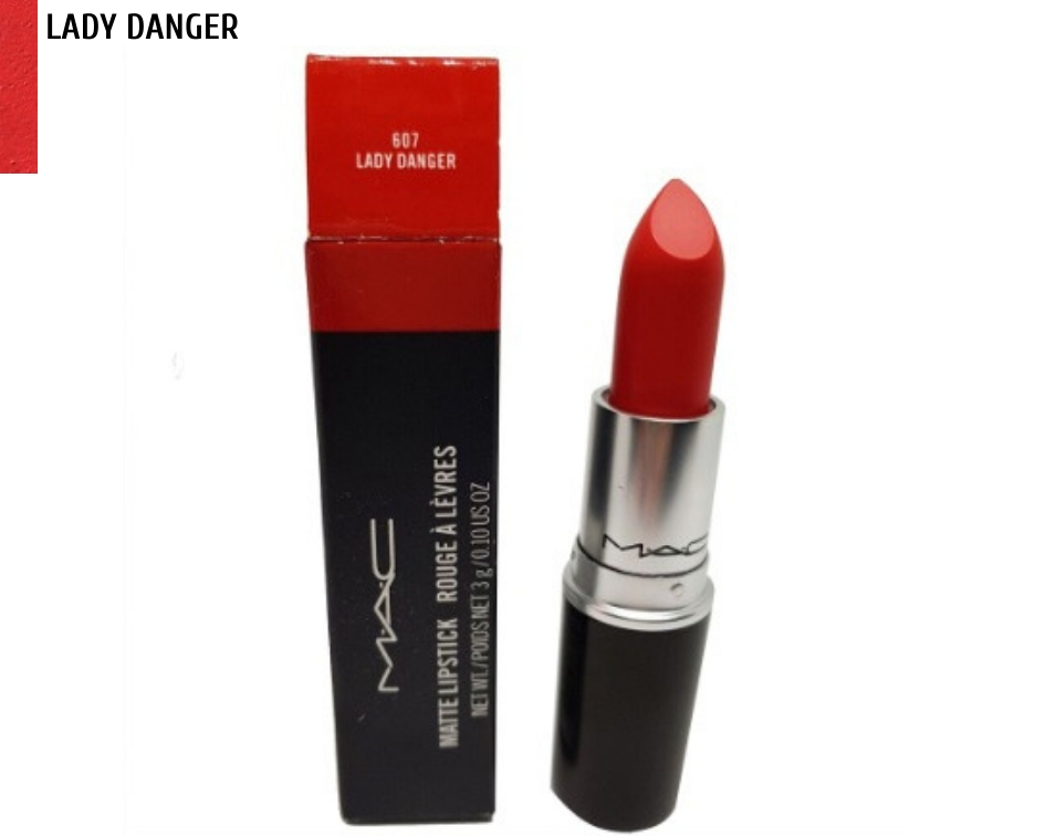 Uitgelezene MAC LADY DANGER Vivid Bright Coral Red Matte Lipstick Lip Make Up NK-79