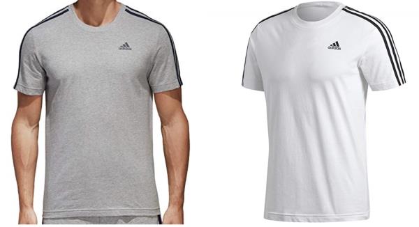 Adidas Essentials Men S Sport Performance 3 Stripe T Shirt Tee