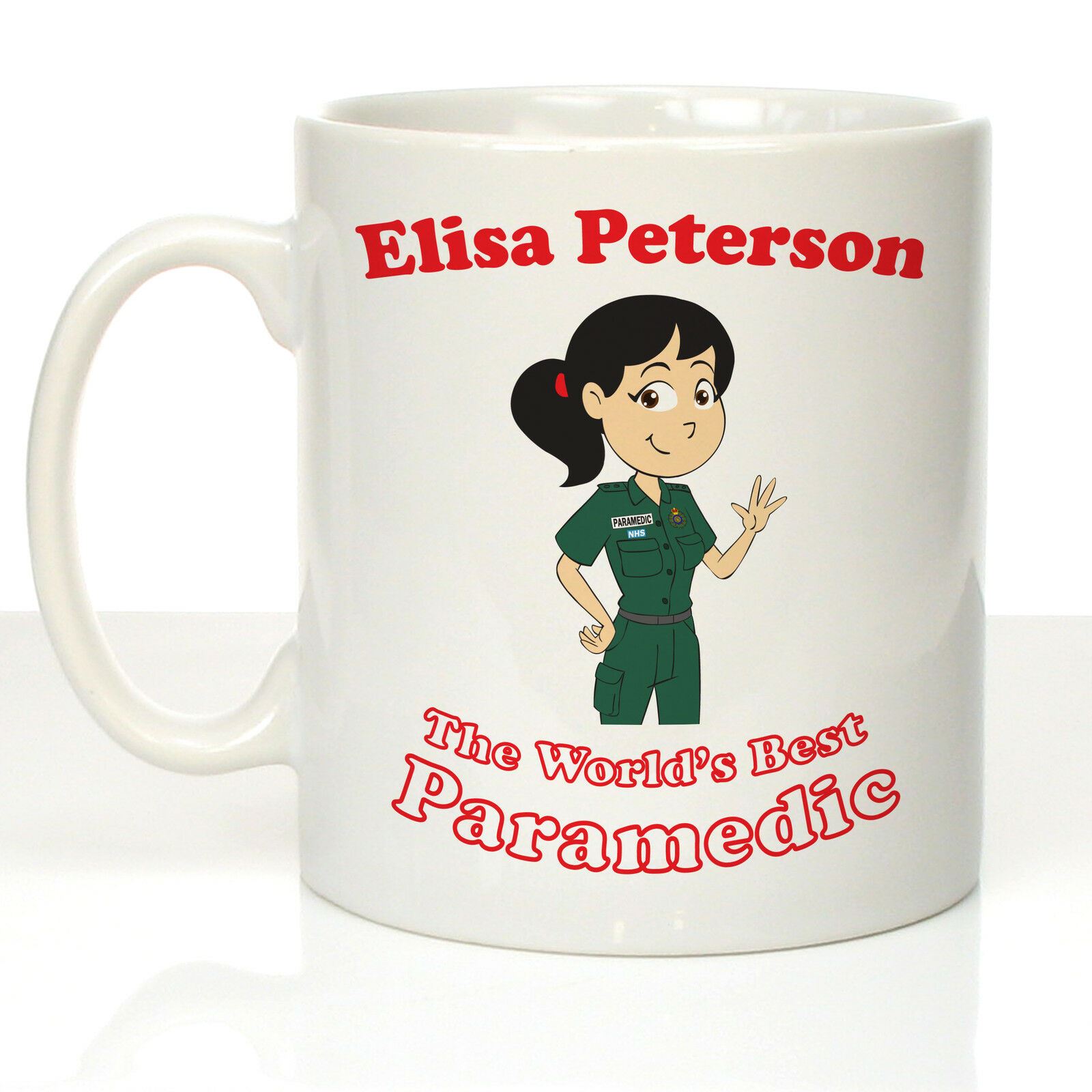 Unique Female Paramedic Gifts Personalised Paramedics Mug For Lady