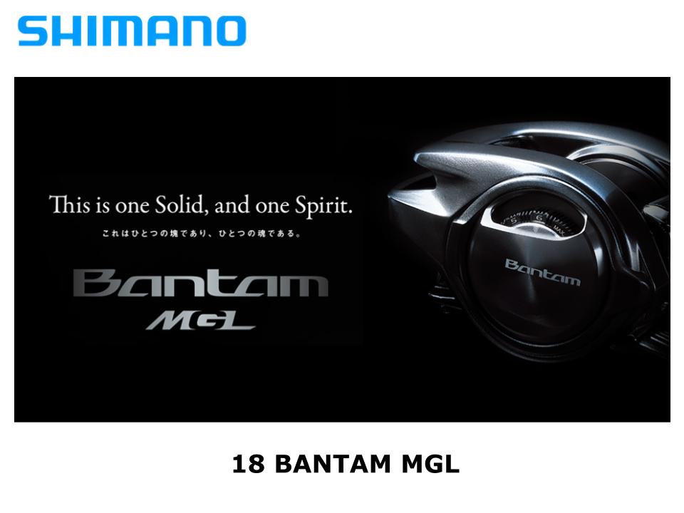 SHIMANO 18 BANTAM MGL XG Black Bass Right Handle From Japan F/S NEW 