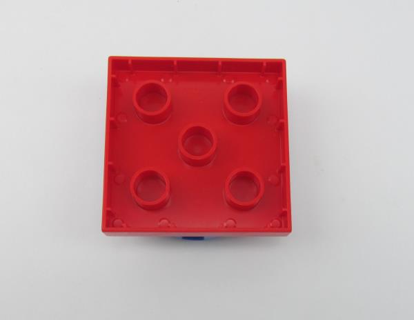 Pink/red Lego Duplo Item Turntable Swivel small base