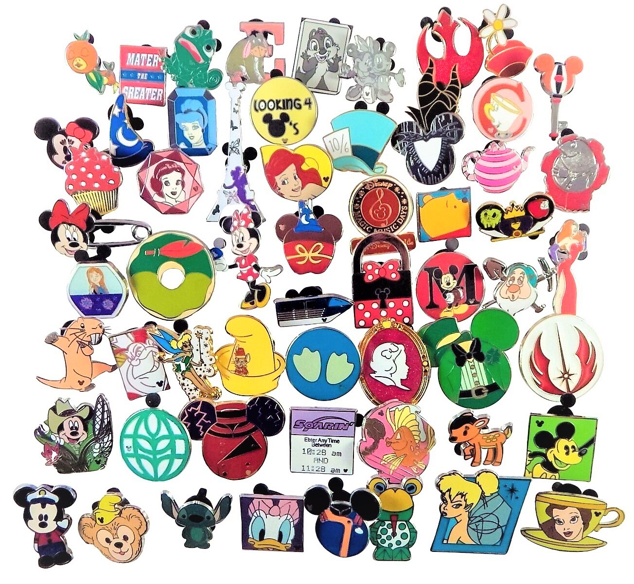Disney Trading Pins Set Lot of 100 No Doubles Official Pins Random Fast  Shipping