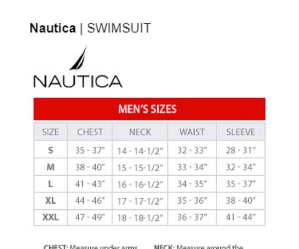 Nautica Embroidered Logo Colorblock Board Shorts Swim Trunks Large NWT ...