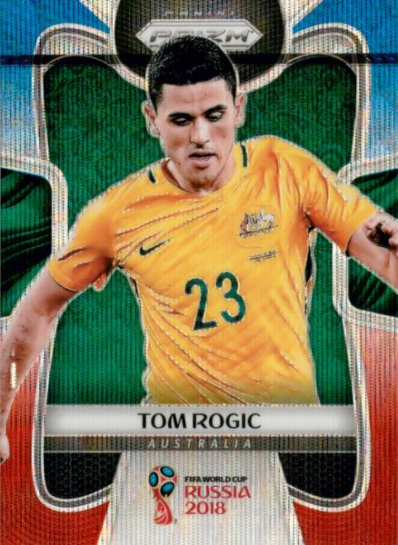 269 Tom ROGIC Australia 2018 Panini FIFA World Cup Blue Red Wave Prizm