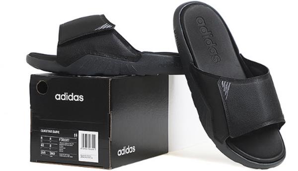 Adidas Men Questar Slide Slipper Black 