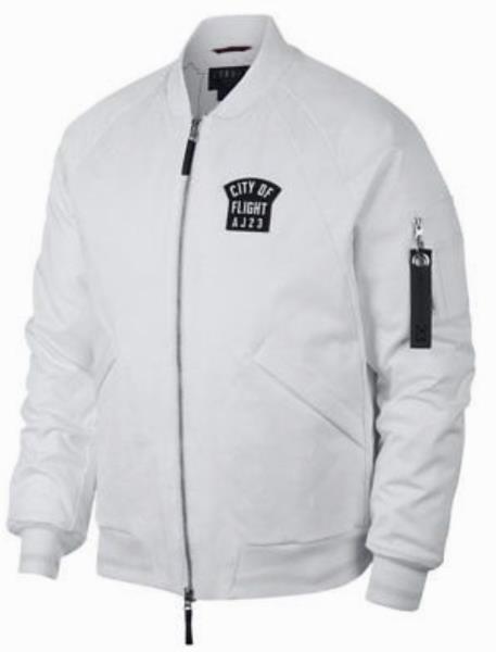 all white jordan jacket