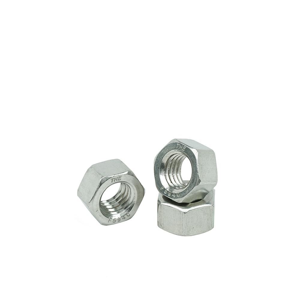 Qty 250 Stainless Steel Nylon Insert Jam Thin Lock Nut 1/4-20 