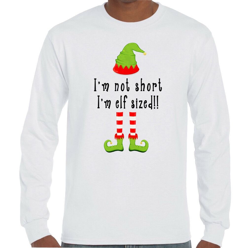 No estoy corto estoy Elf tamaño para mujer Gracioso Camiseta Navidad Santa Secreto Navidad