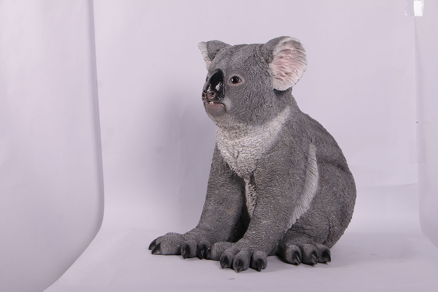Koala Bear Sitting Resin Statue Jungle Safari Theme Display Prop Decor