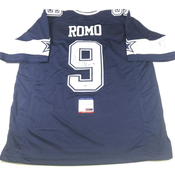 tony romo signed jersey